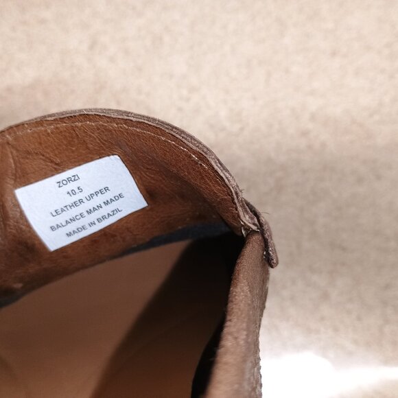 NWOB Steve Madden Zorzi Men\'s 10.5 Leather Loafer Brazil Brown Slip On Comfort